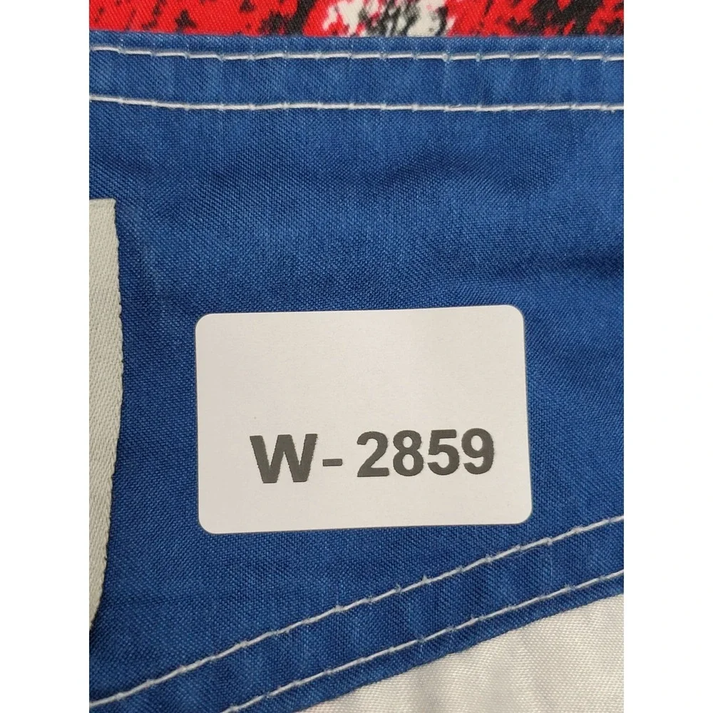 MMA Elite Men Activewear Shorts XL Red Graphic Flag Eagle Grunge Y2K 10